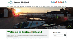 Desktop Screenshot of explorehighland.com